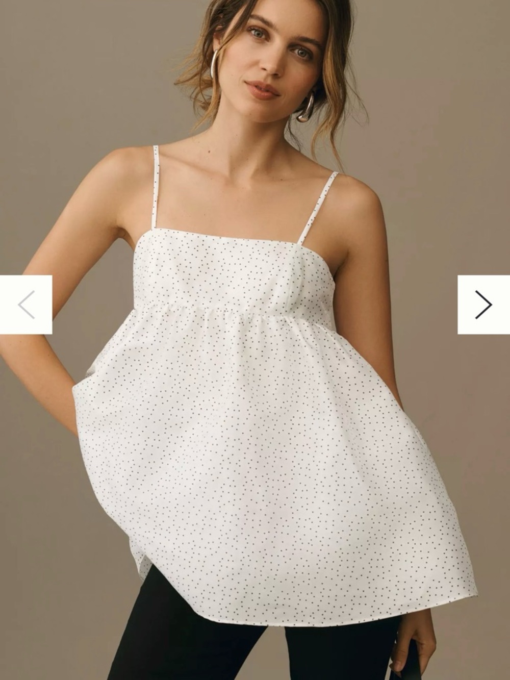 Anthropologie | Hutch Volume Babydoll Cami